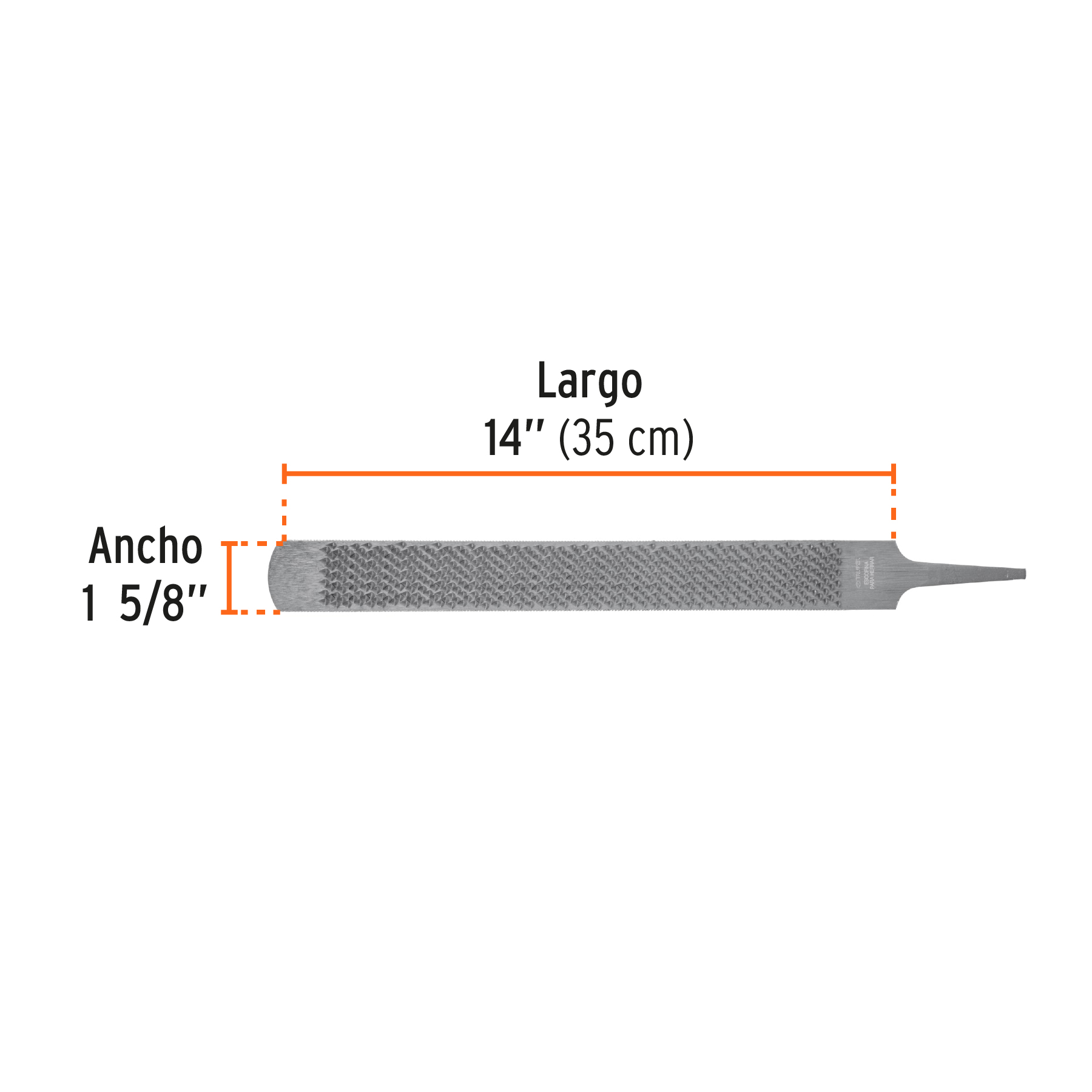 Foto 4 pulgar | Lima Escofina para Herrar Truper Lehe14 con Zanco 14 Pul
