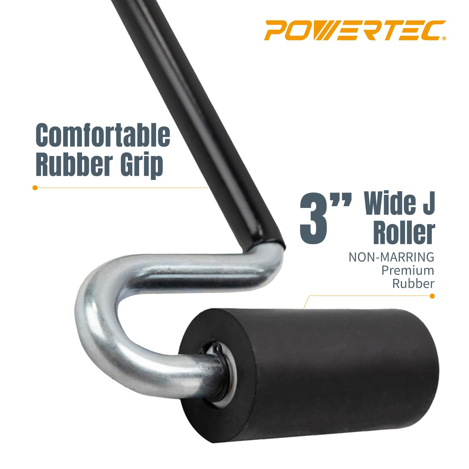 Foto 3 pulgar | J Roller Powertec 12, Mango Largo De 3 Cm De Ancho Para Encolado De Bordes - Venta Internacional.