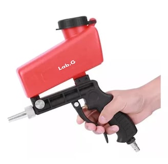 Foto 4 | Pistola De Chorro De Arena Neumática De Mano, Negro/rojo