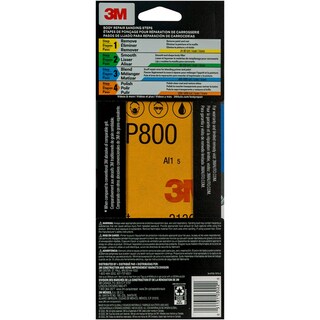 Foto 5 | Papel De Lija 3m Wetordry 03022, Grano 800, Paquete De 5 Hojas - Venta Internacional.