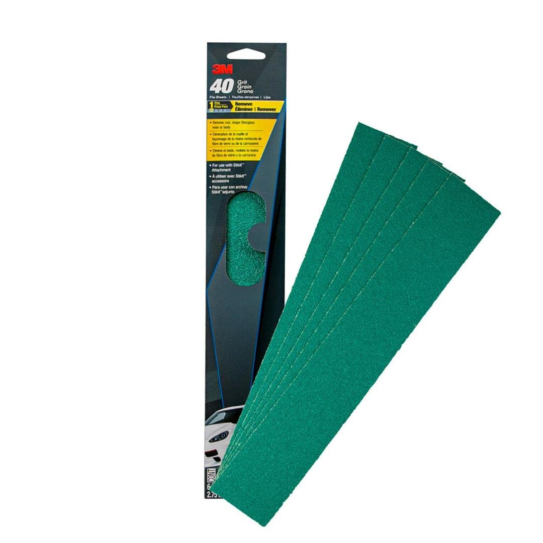 Foto 3 pulgar | Papel De Lija Automotriz 3m Green Corps Con Clip, Grano 40 - Venta Internacional.