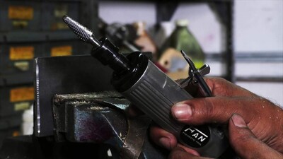 Foto 4 | Broca Cilíndrica De Doble Corte Con Rebaba/lima Rotativa De Carburo America Sa-4 - Venta Internacional.