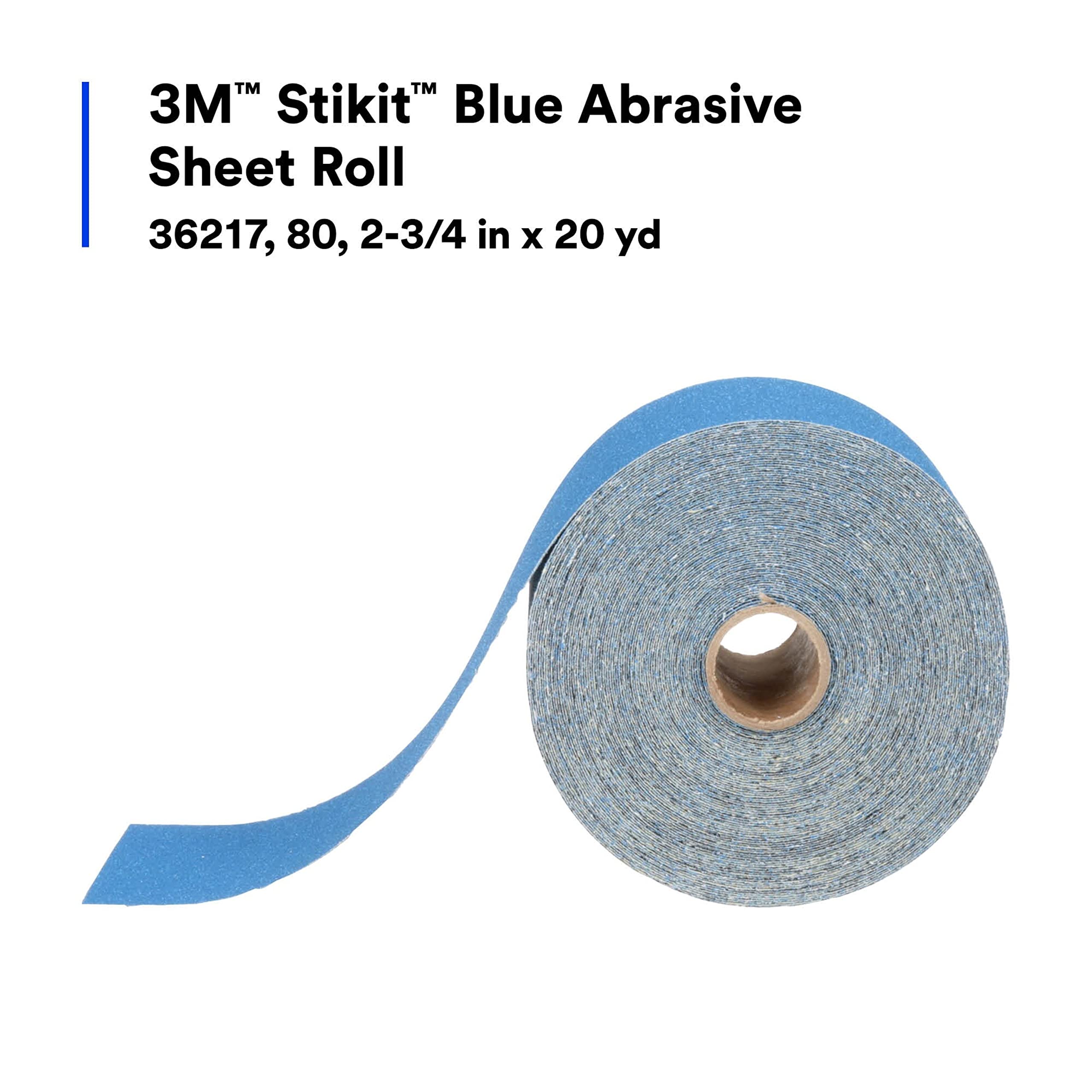 Foto 4 pulgar | Rollo De Láminas Abrasivas 3m Stikit Blue 36217 80+ Grade 5 M X 18 Cm - Venta Internacional.