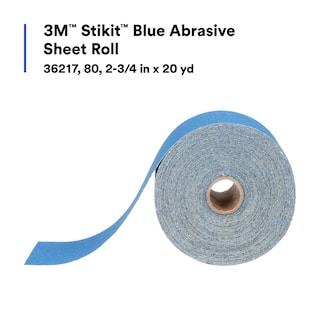 Foto 3 | Rollo De Láminas Abrasivas 3m Stikit Blue 36217 80+ Grade 5 M X 18 Cm - Venta Internacional.