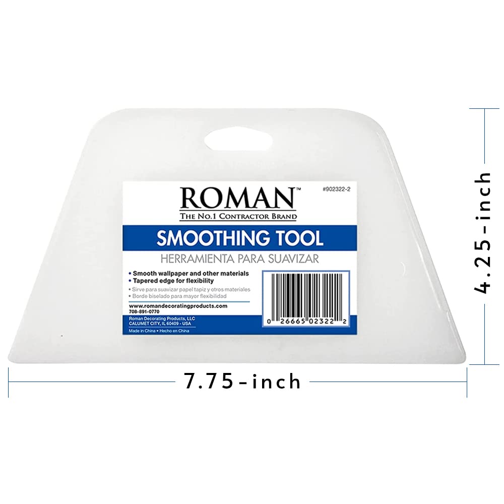 Foto 3 pulgar | Herramienta De Alisado De Papel Pintado Roman Para Mejoras En El Hogar, Color Blanco - Venta Internacional.