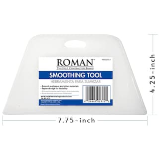 Foto 2 | Herramienta De Alisado De Papel Pintado Roman Para Mejoras En El Hogar, Color Blanco - Venta Internacional.