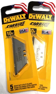 Foto 1 | Cuchilla Multiusos Dewalt Con Filo De Carburo Que Dura 10 Veces Más, Paquete De 10 - Venta Internacional.