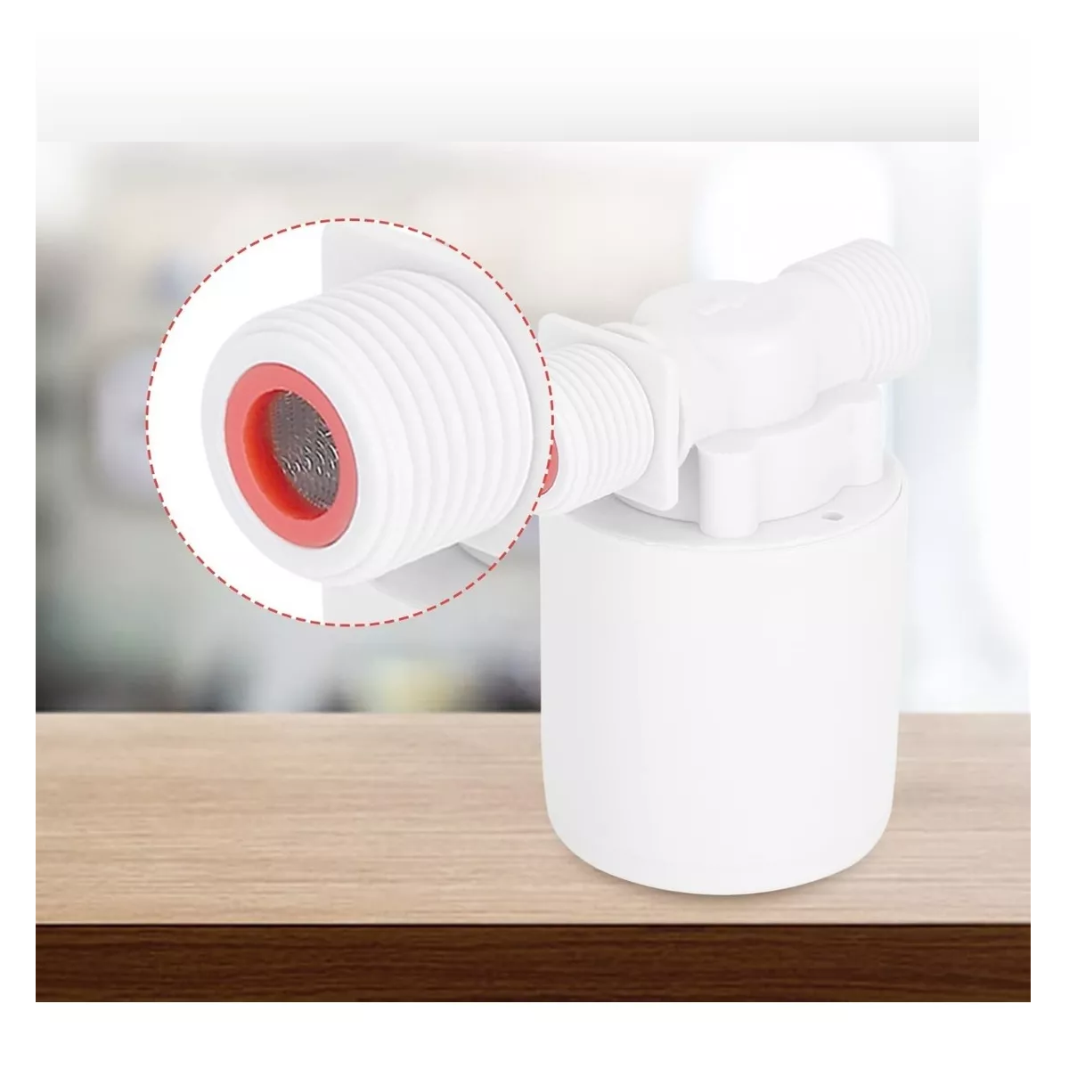 Foto 5 pulgar | Válvula Control Automática De Agua Nivel Bola Flotante Eo Safe Imports Esi-10618 Blanco
