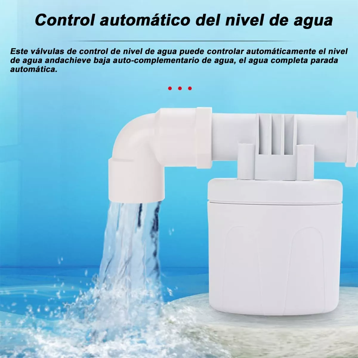 Foto 4 | Válvula Control de Agua Automática Nivel Bola Flotante Eo Safe Imports Esi-10622 Blanco