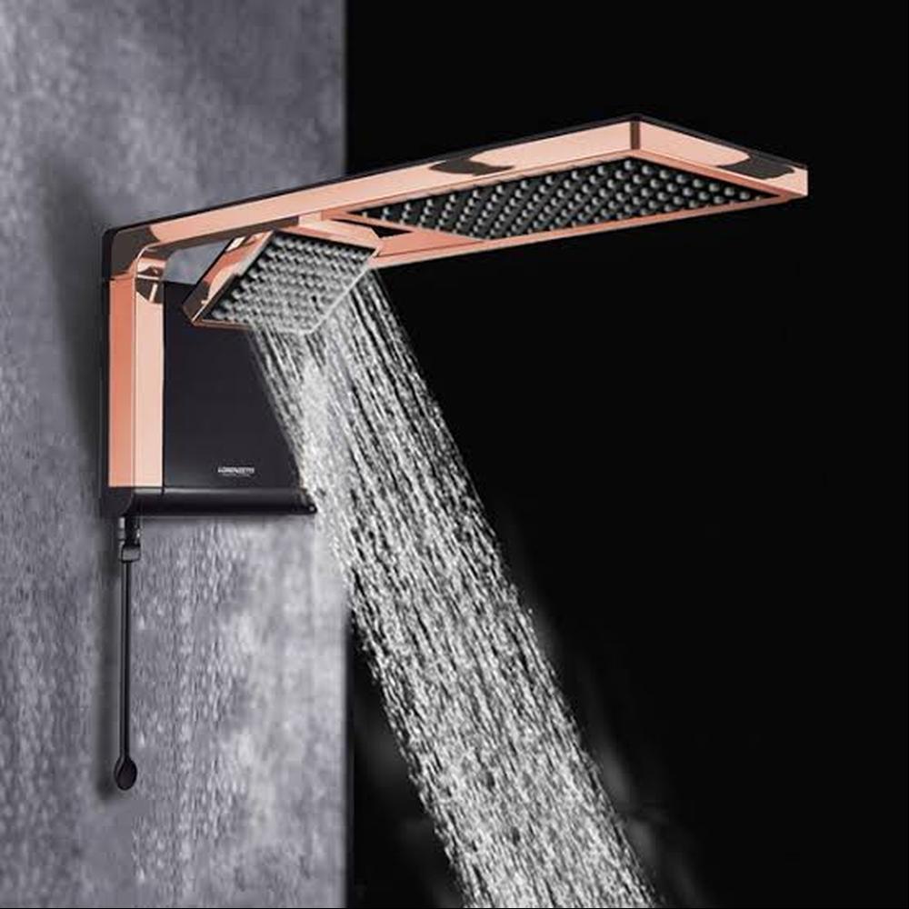 Foto 3 pulgar | Regadera Eléctrica Lorenzetti Acqua Duo color Rose Gold 6800 W 220 V