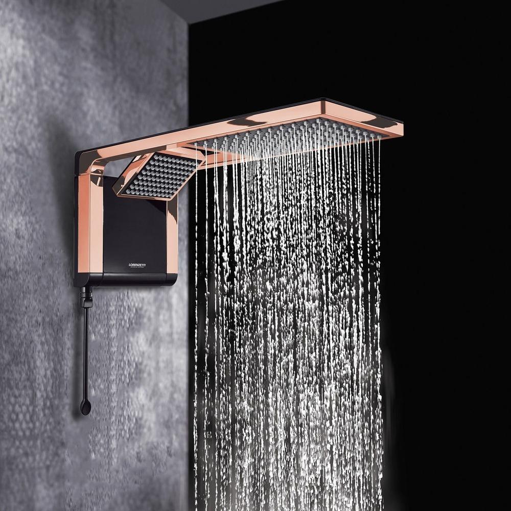 Foto 5 pulgar | Regadera Eléctrica Lorenzetti Acqua Duo color Rose Gold 6800 W 220 V