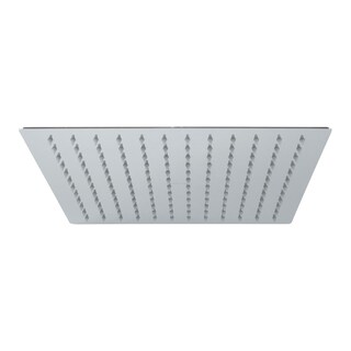 Foto 1 | Regadera Cromo 12' Foset R-312s color Plata Plato Cuadrado Sin Brazo