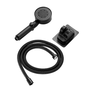 Foto 1 | Regadera Kit de Ducha Tipo Telefono de Mano Acero Inoxidable Negra