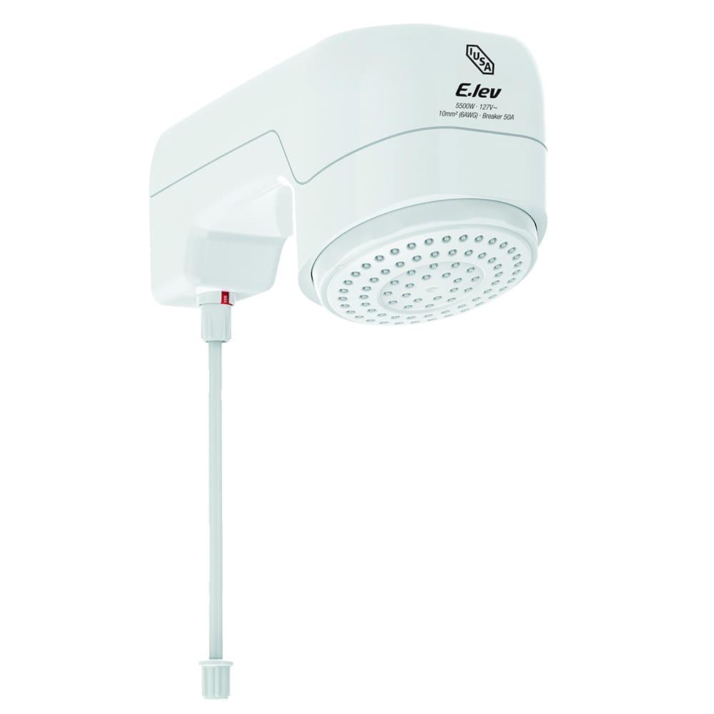Regadera Electrónica De Temperatura Progresiva, Blanca, Iusa Rain