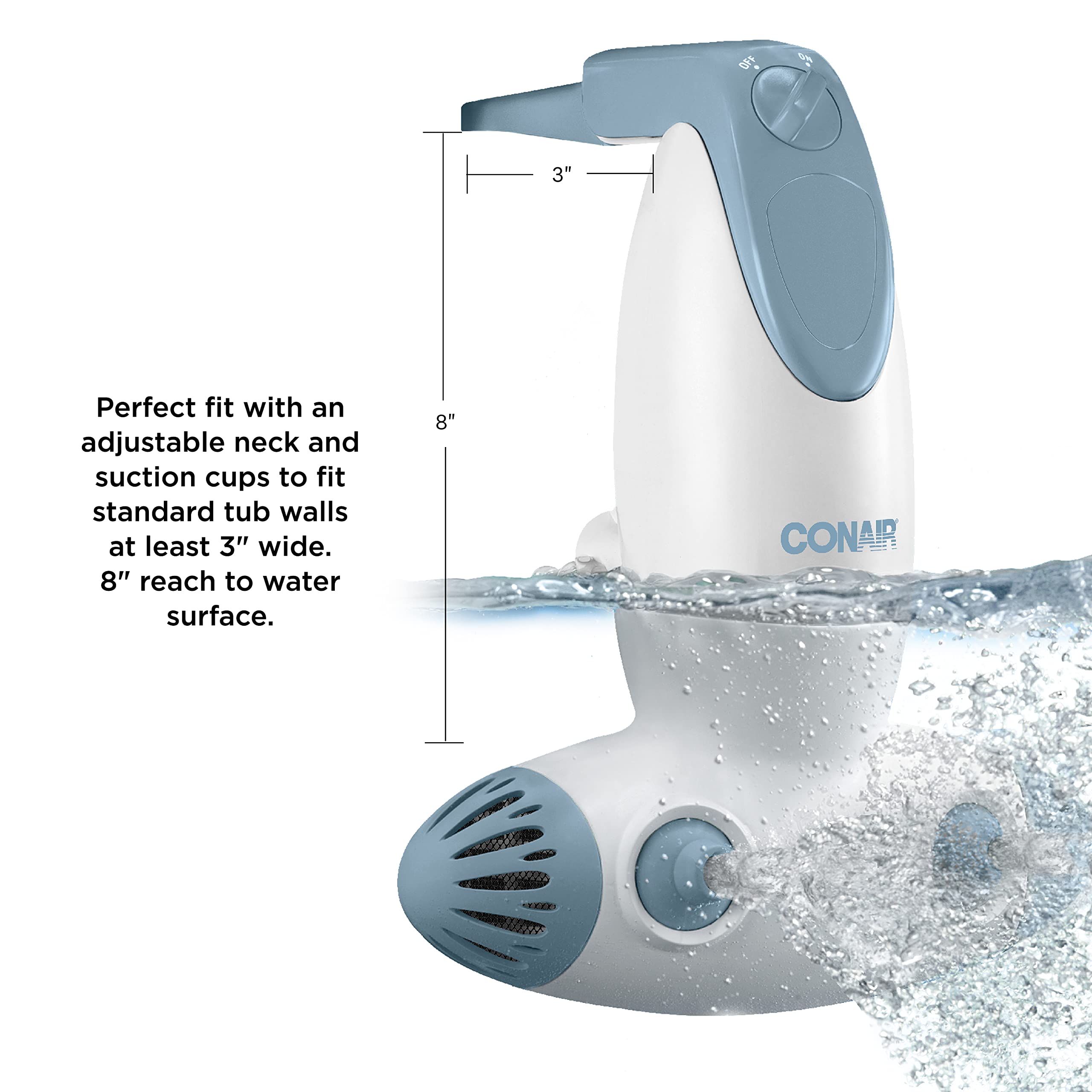 Foto 4 | Spa De Baño Portátil Conair Con Chorros Hidráulicos Dobles Para Bañera - Venta Internacional.