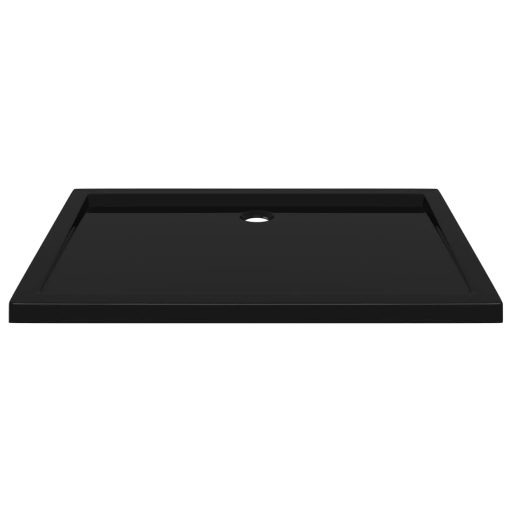Foto 4 pulgar | Plato De Ducha Vidaxl De Umbral Bajo, Abs Negro, 80 X 110 Cm - Venta Internacional.