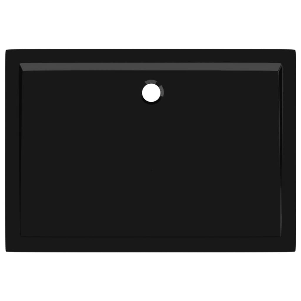 Foto 6 pulgar | Plato De Ducha Vidaxl De Umbral Bajo, Abs Negro, 80 X 110 Cm - Venta Internacional.