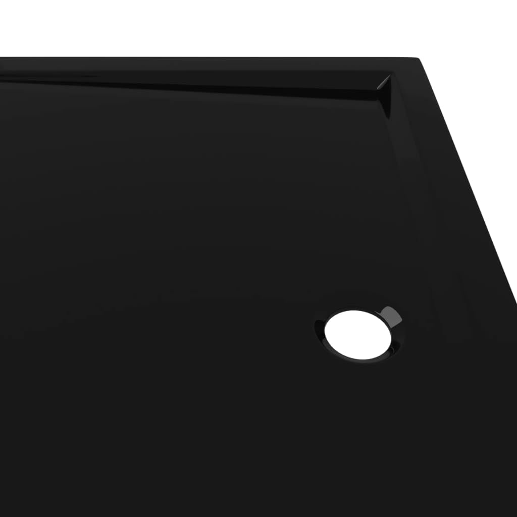 Foto 7 pulgar | Plato De Ducha Vidaxl De Umbral Bajo, Abs Negro, 80 X 110 Cm - Venta Internacional.