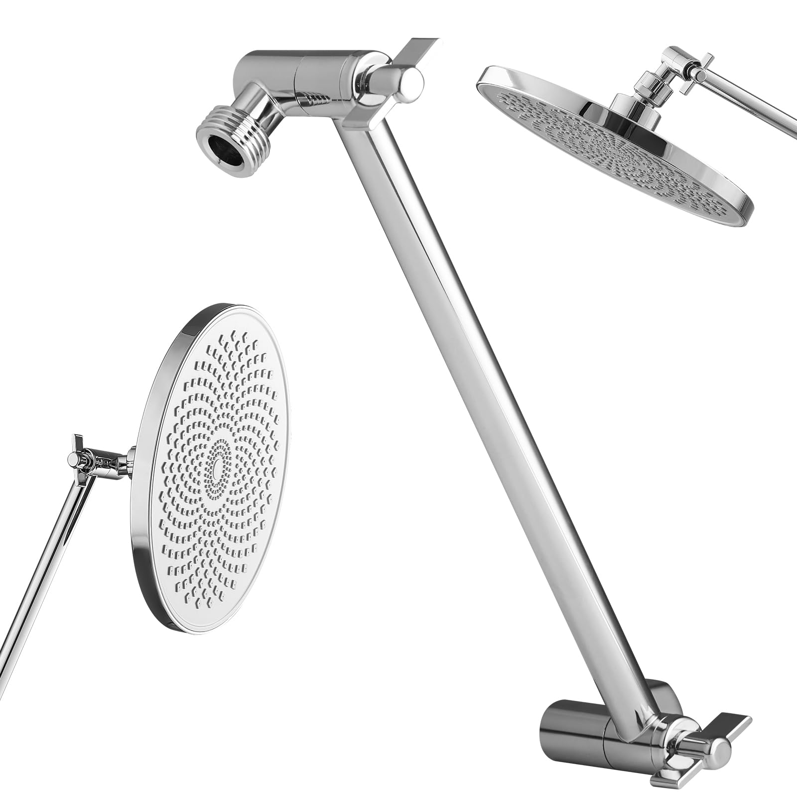 Brazo De Extensión Para Cabezal De Ducha Vevor 28 Cm, Latón Cromado G1/2 - Venta Internacional.