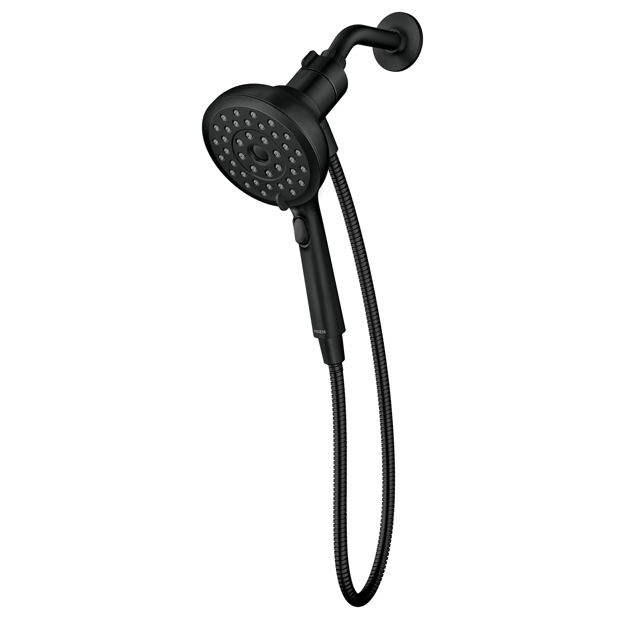 Cabezal De Ducha Redondo Desmontable Handshower Moen Verso, Negro - Venta Internacional.