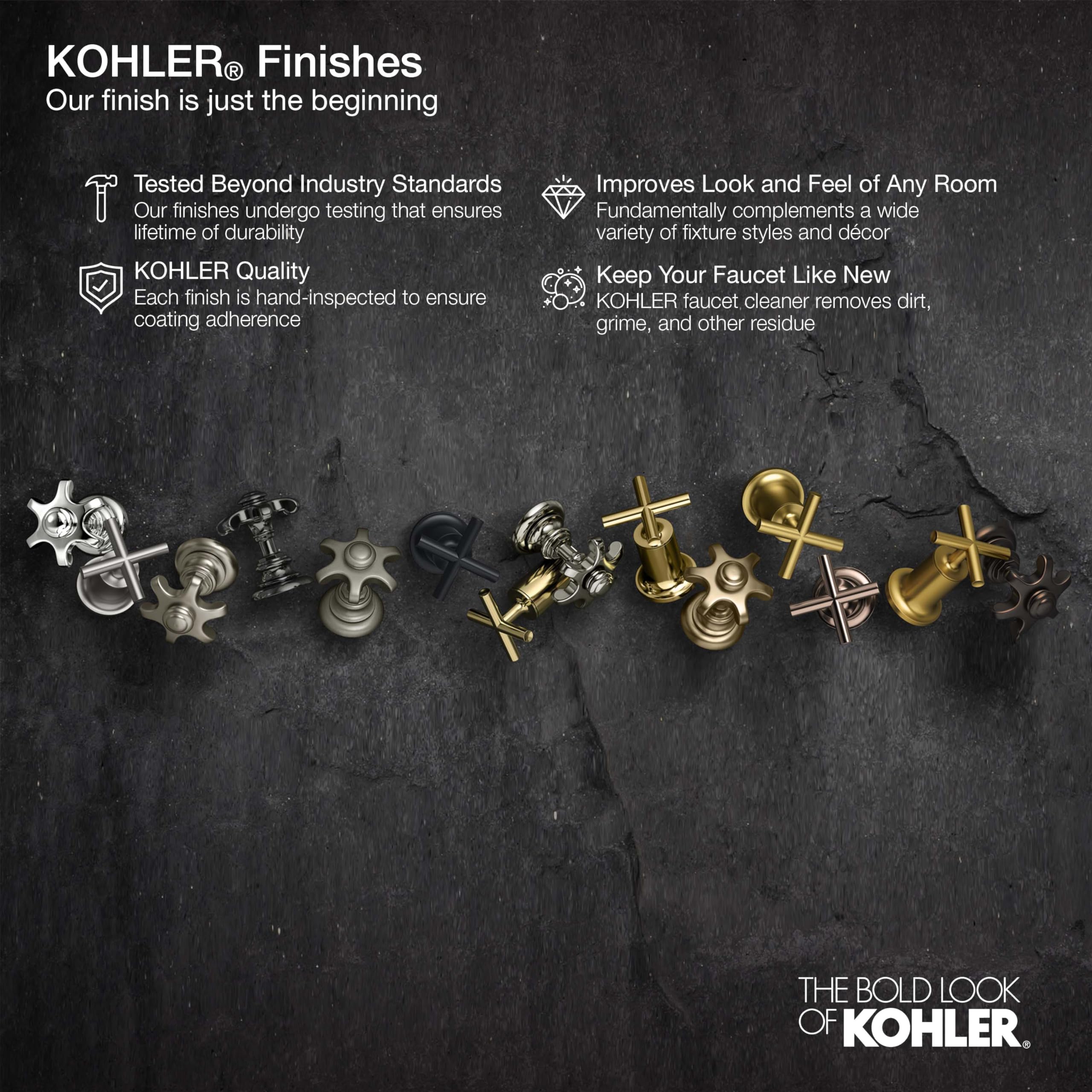Foto 2 | Moldura De Válvula De Transferencia Kohler T27042-3-bl Occasion™, Negro Mate - Venta Internacional.