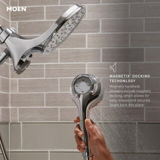 Foto 3 | Cabezal De Ducha Moen Engage Magnetix Combo 2 En 1, Color Negro Mate - Venta Internacional.