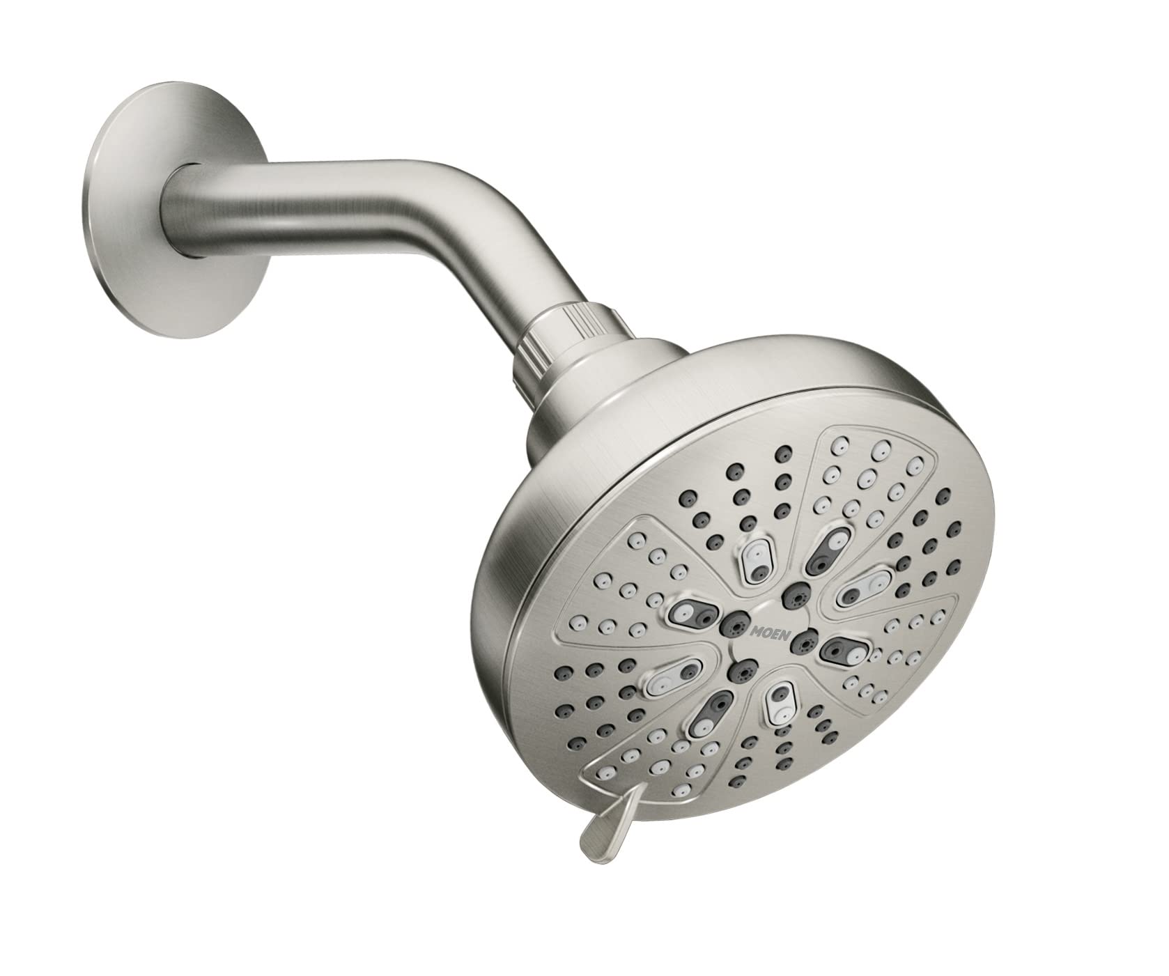 Foto 1 | Cabezal De Ducha Moen Hydro Energetix De Ocho Funciones, Níquel Cepillado - Venta Internacional.