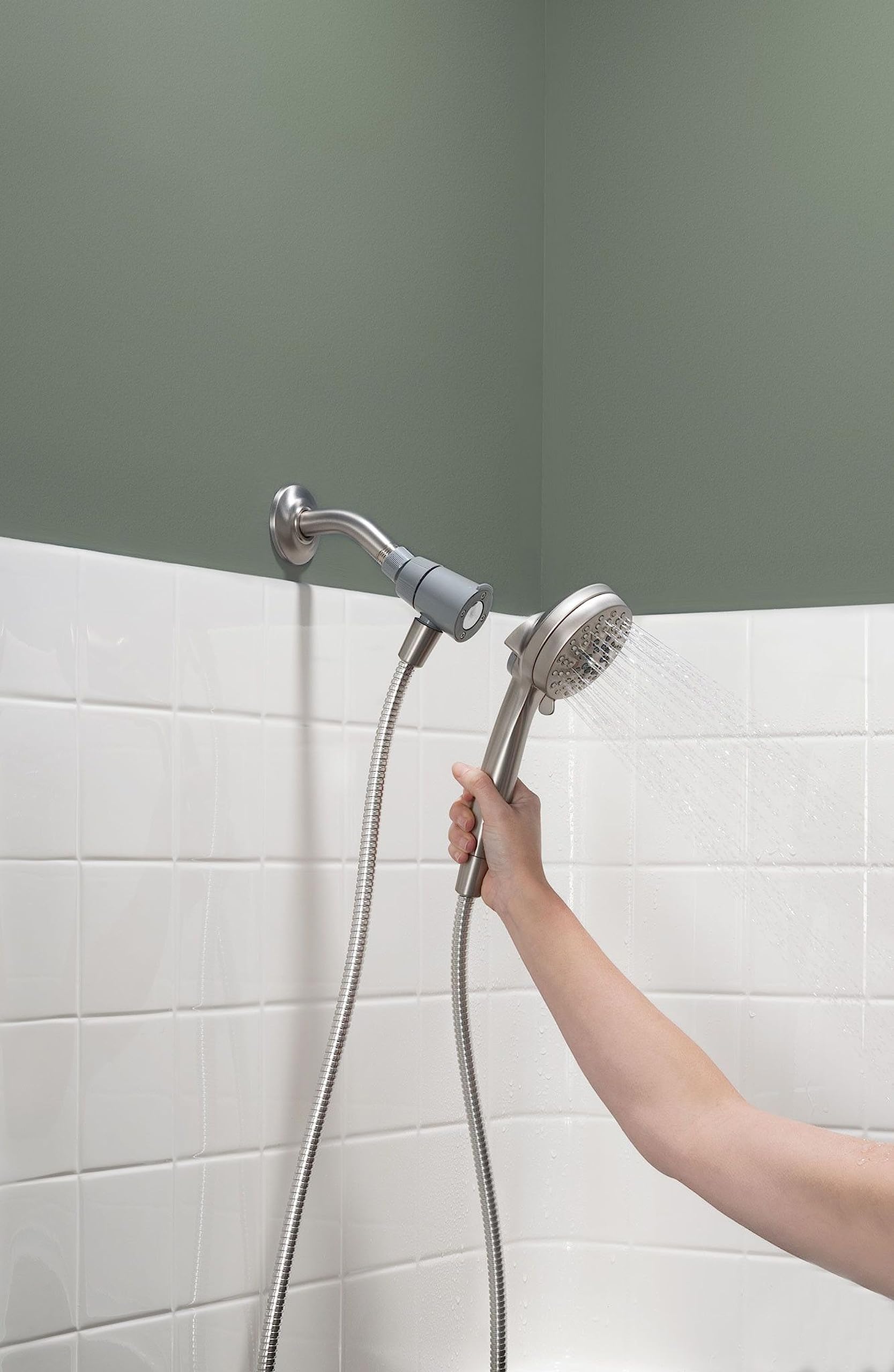 Foto 7 | Alcachofa De Ducha Moen Engage Magnetix Eco Six-function Nickel - Venta Internacional.