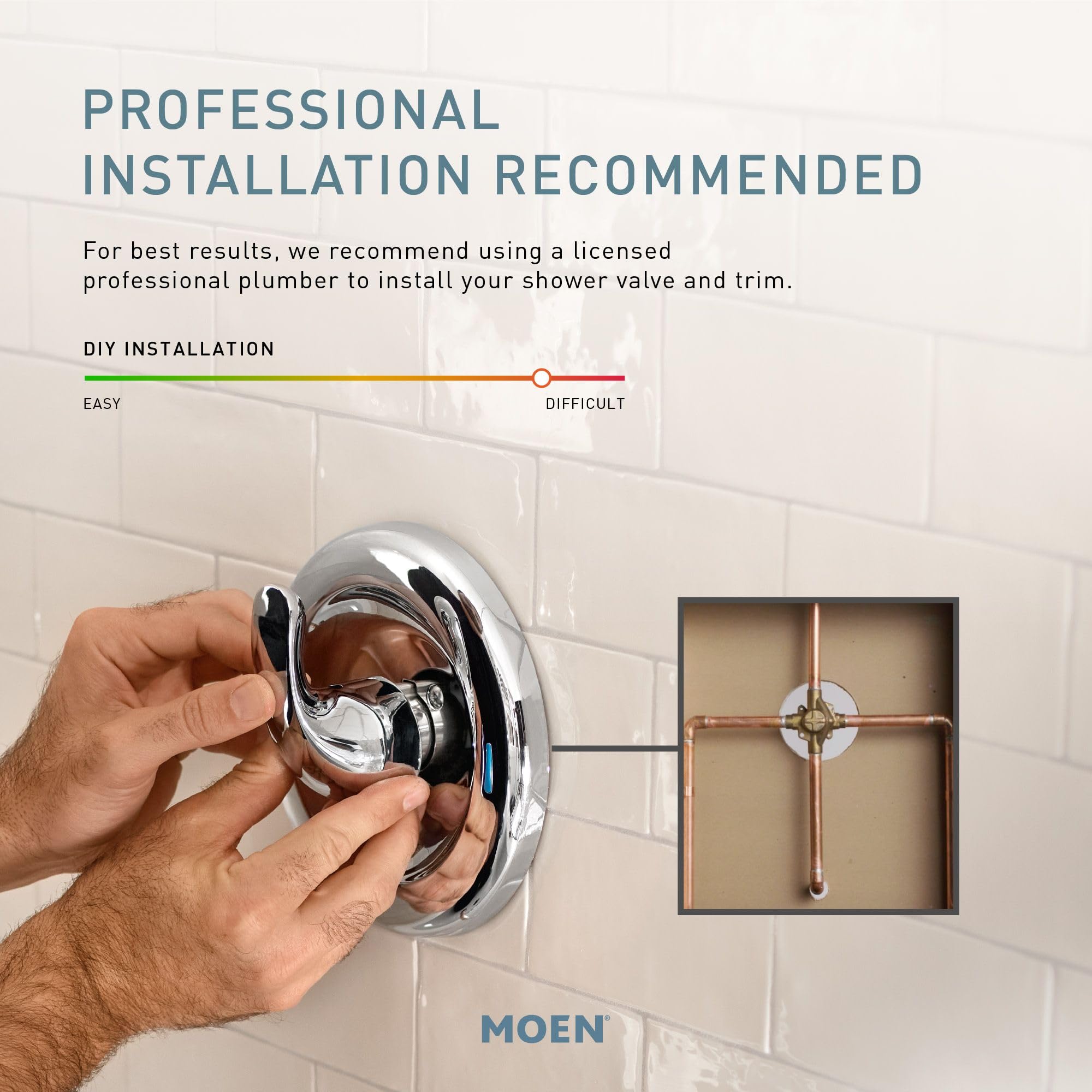 Foto 2 | Combinación De Cabezal De Ducha Y Regadera De Mano Moen Engage Magnetix Black - Venta Internacional.