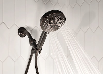 Foto 6 | Alcachofa De Ducha Moen Hydro Energetix Mediterranean Bronze 200h0brb - Venta Internacional.