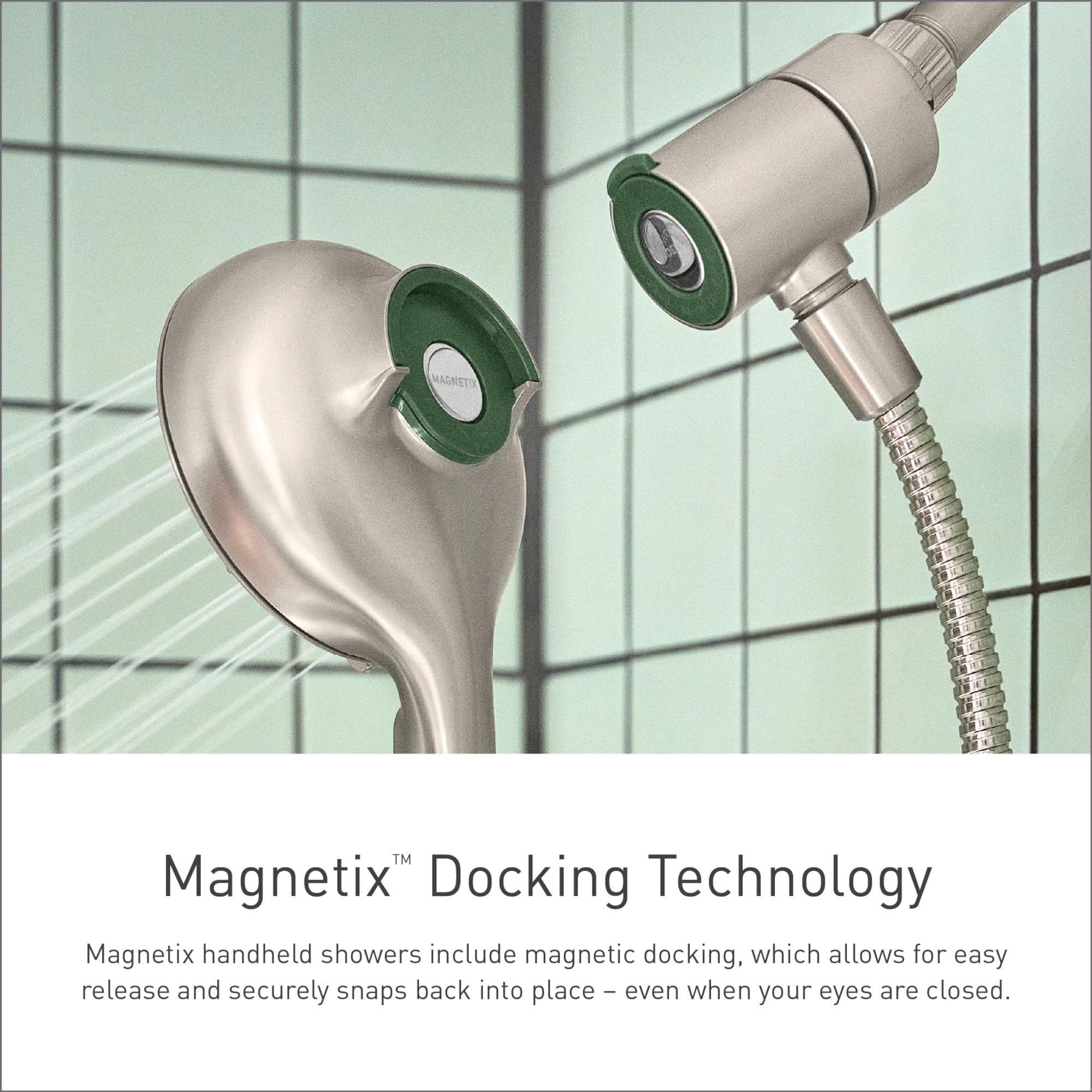 Foto 2 | Cabezal De Ducha Moen Engage Magnetix Combo Rain 2 En 1 Con Dispositivo Portátil - Venta Internacional.