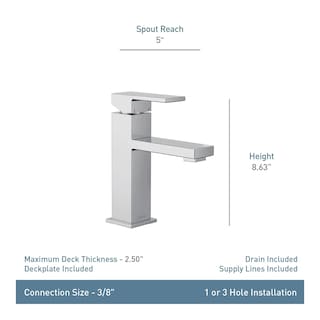 Foto 2 | Grifo Para Lavabo De Baño Moen Revyl, Cromado, Monomando 84771 - Venta Internacional.