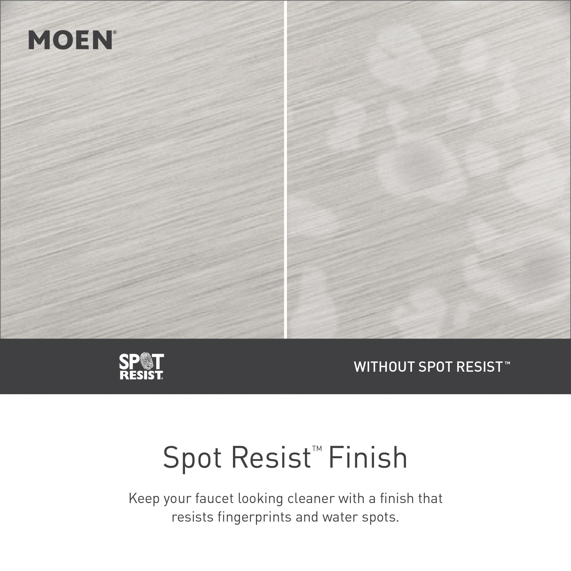 Foto 3 | Kit De Molduras Para Bañera Y Ducha Moen Halle Spot Resist, Níquel Cepillado - Venta Internacional.