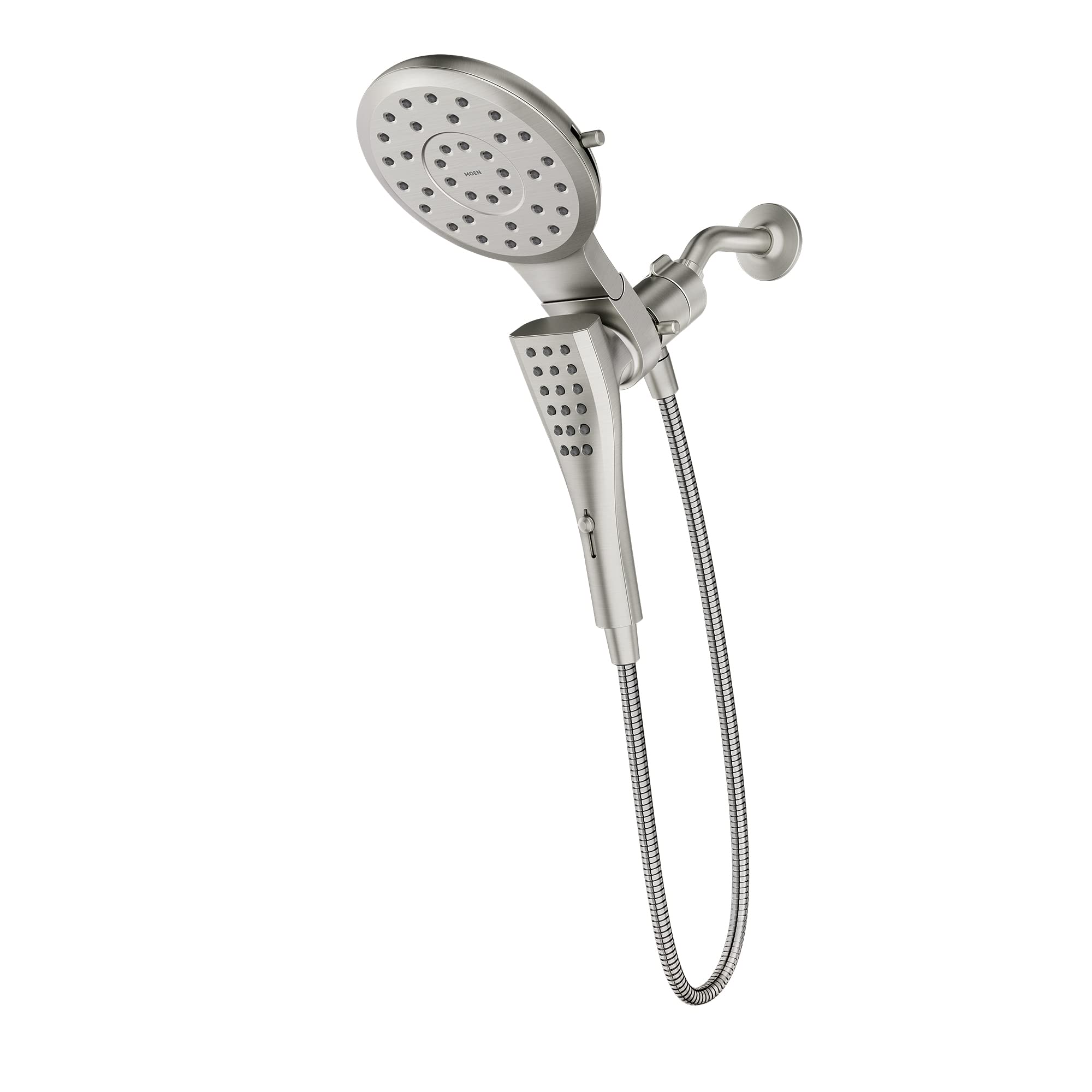 Cabezal De Ducha Moen Verso Spot Resist De Níquel Con Ducha De Mano 220c - Venta Internacional.
