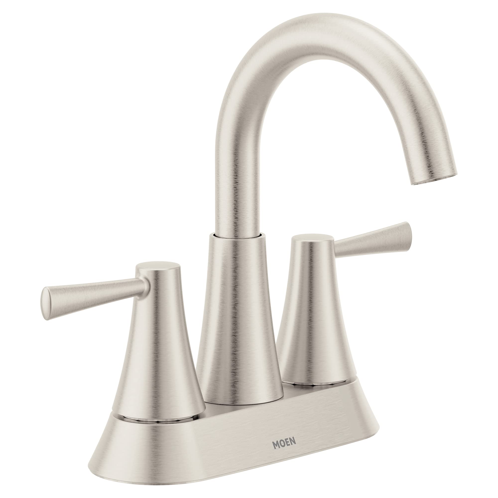 Grifo De Baño Moen Ronan Spot Resist En Níquel Cepillado - Venta Internacional.