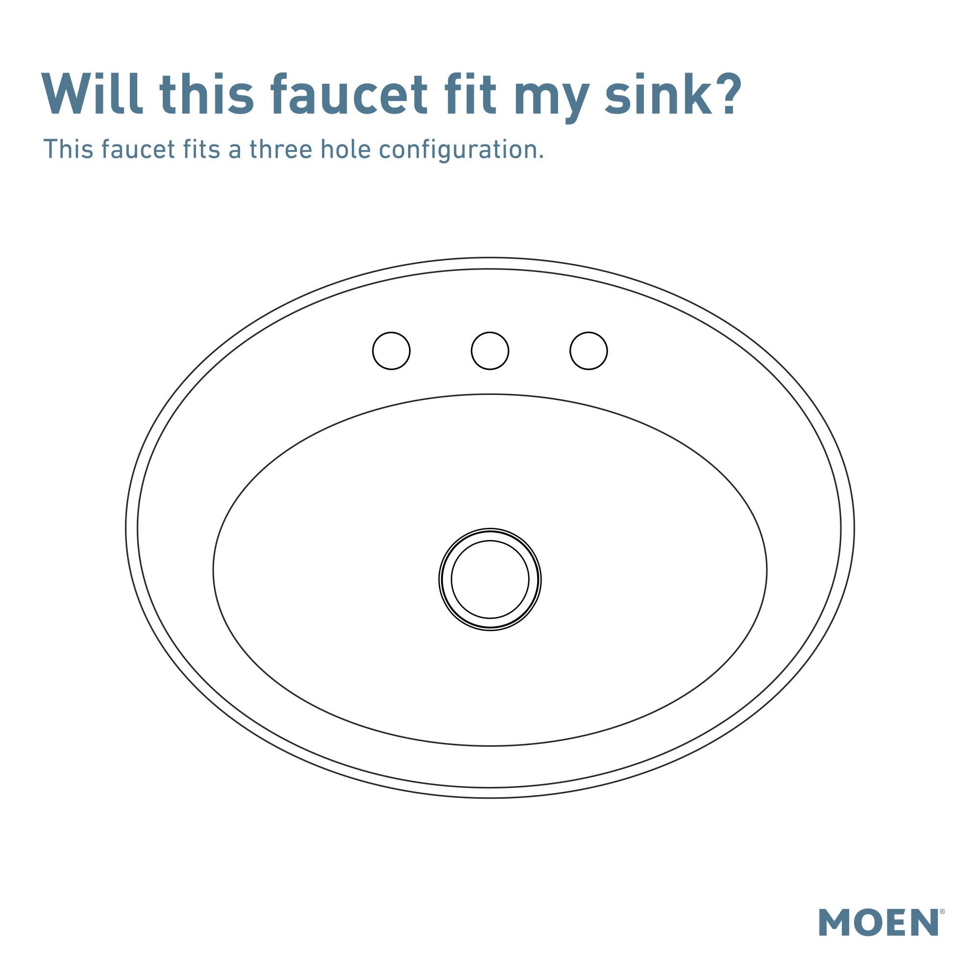 Foto 5 | Grifo De Baño Moen Ronan Spot Resist En Níquel Cepillado - Venta Internacional.