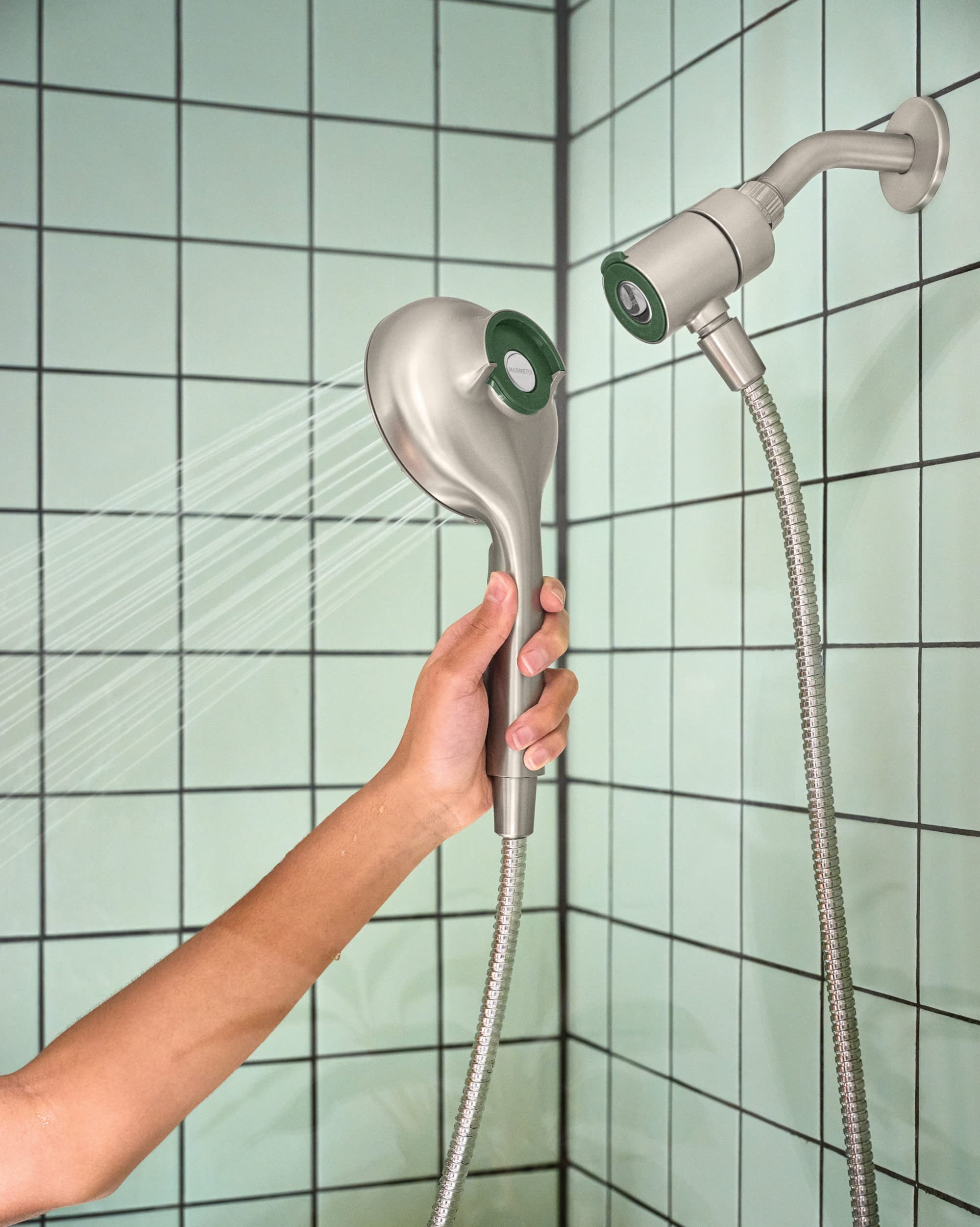 Foto 7 pulgar | Ducha De Mano Moen Verso Con Acoplamiento Magnético En Níquel Cepillado - Venta Internacional.
