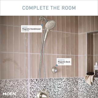 Foto 3 | Base Remota Para Duchas De Mano Magnetix Moen 186117srn - Venta Internacional.