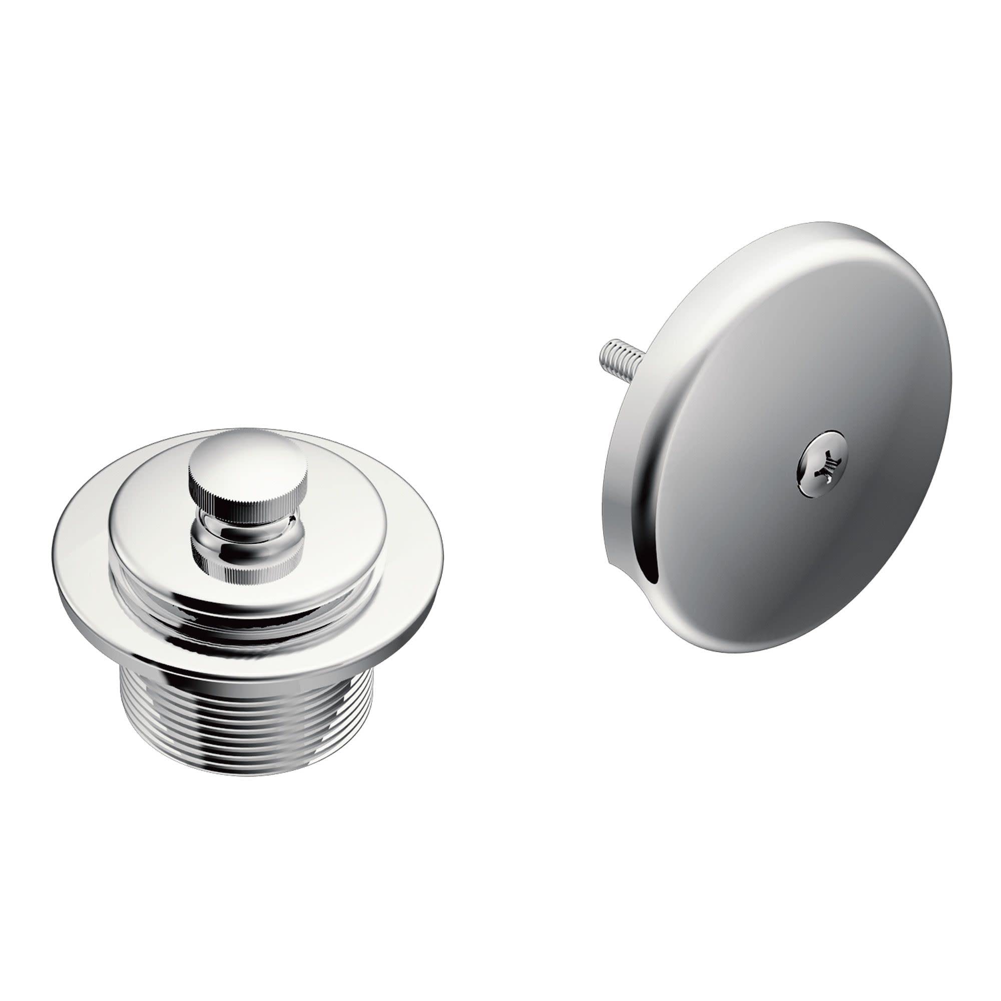 Foto 3 pulgar | Kit De Desagüe Para Bañera Y Ducha Moen Chrome Push-n-lock T90331 - Venta Internacional.
