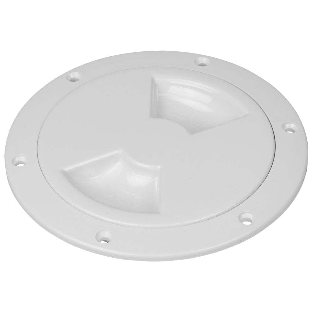 Plato De Cubierta Sea-dog Liso Con Forma De Cuarto De Vuelta, Blanco, 10 Cm - Venta Internacional.