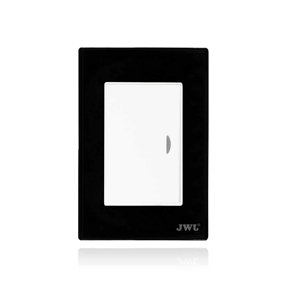 Juego De 5 Placas Color Negro Con 1 Interruptor Sencillo Jwj Jtl-f7601