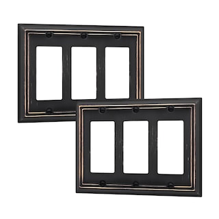 Foto 1 | Platos De Pared Dewenwils De Bronce Envejecido Con Triple Decoración, Paquete De 2 - Venta Internacional.