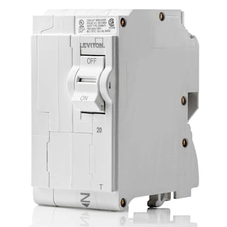 Foto 1 | Disyuntor Leviton Lb220-t 20a, 2 Polos 120/240 Vac, Blanco - Venta Internacional.