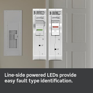 Foto 4 | Disyuntor Leviton Lb220-t 20a, 2 Polos 120/240 Vac, Blanco - Venta Internacional.