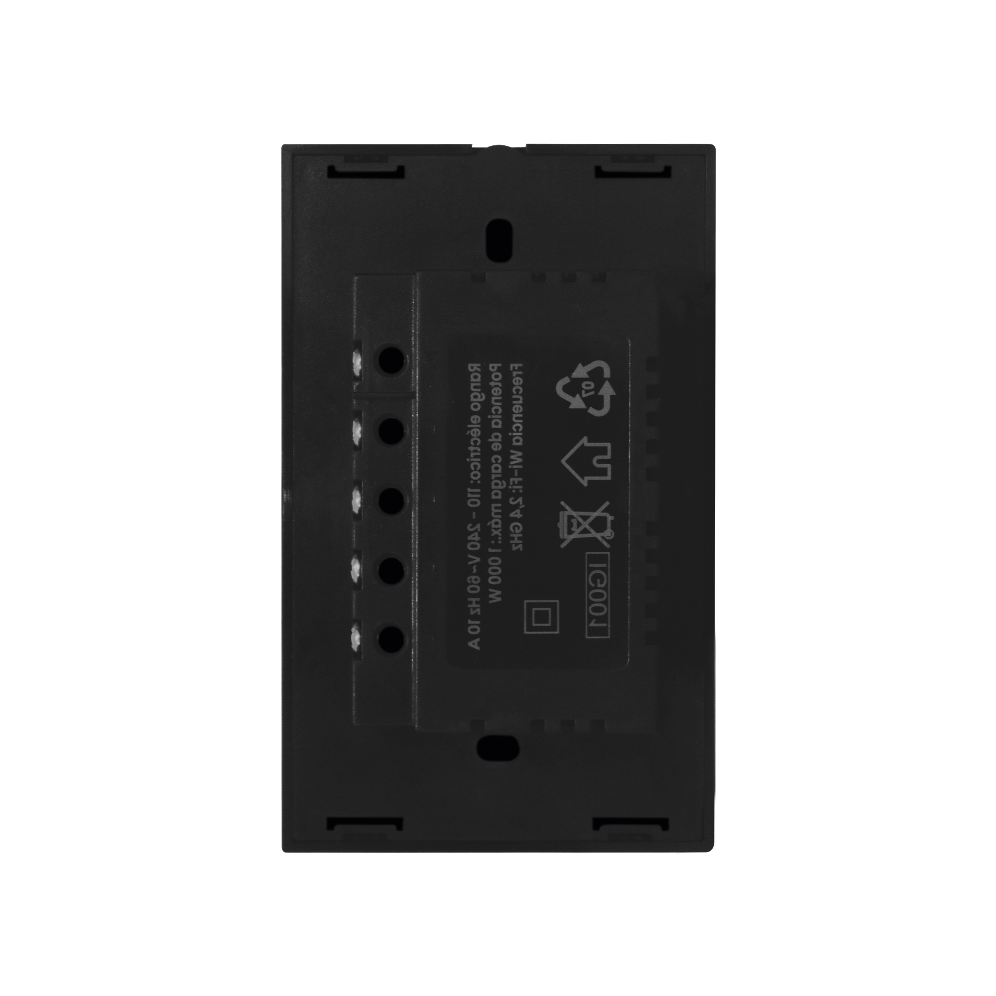 Foto 5 pulgar | Apagador Smart Home Touch 1 Interruptor Programable Escalera O Sencillo Compatible Con Alexa Y Google Home Negro
