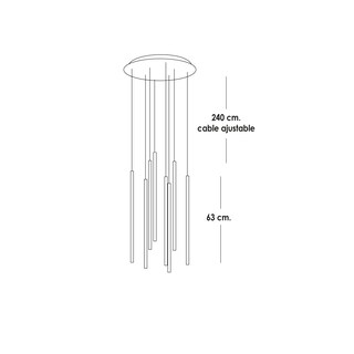 Foto 2 | Lampara Colgante Led Minimalista