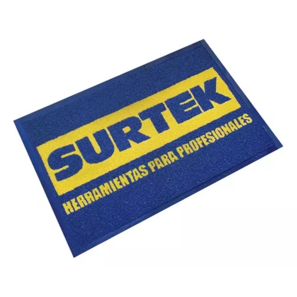 Tapete De Entrada Azul Pvc 110 X 60cm Surtek Tapes