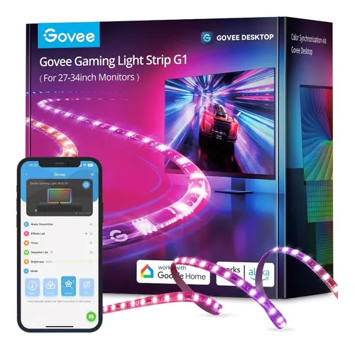 Tira de Luces Govee Multicolor Gaming G1 24-26 Pulgadas