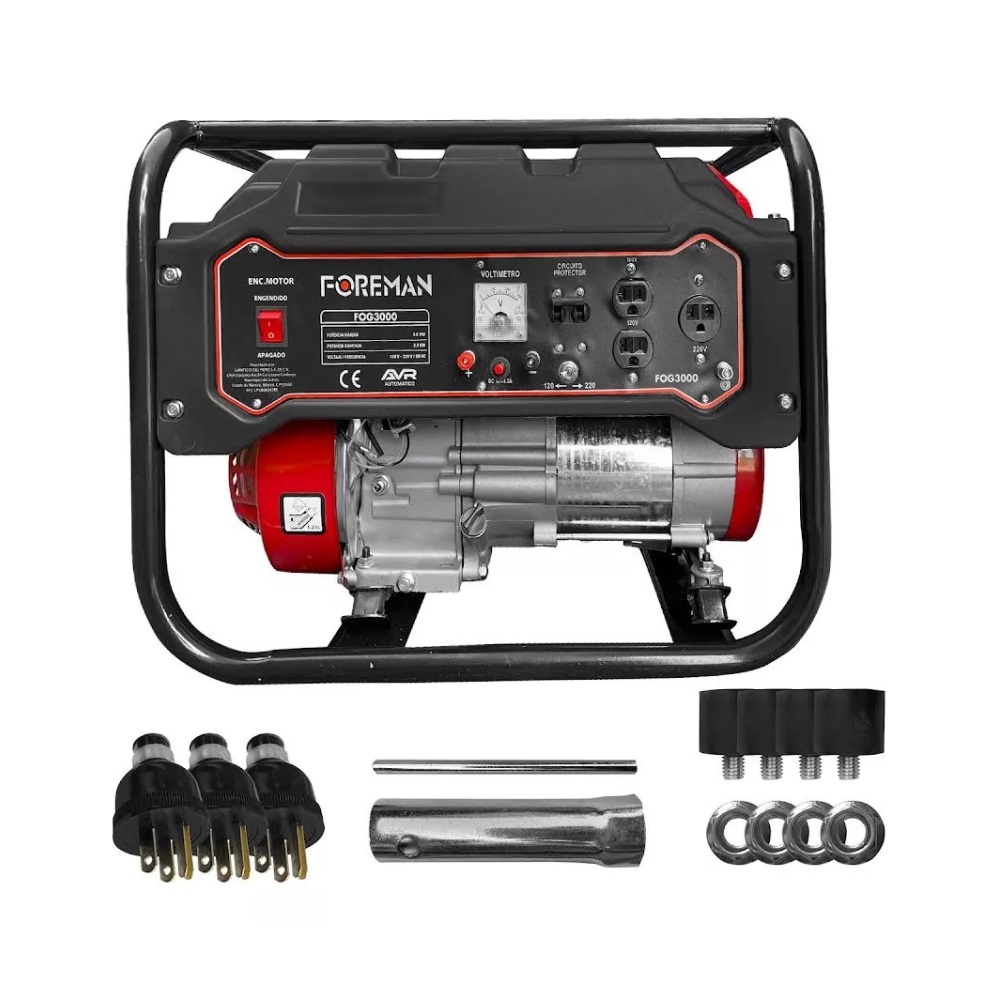 Foto 1 | Generador Portátil A Gasolina 3000w Bifásico 110v/220v