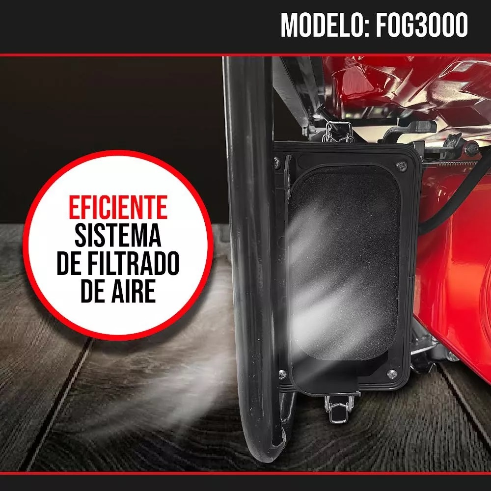 Foto 5 pulgar | Generador Portátil A Gasolina 3000w Bifásico 110v/220v